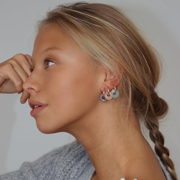Jade BEAD earring
