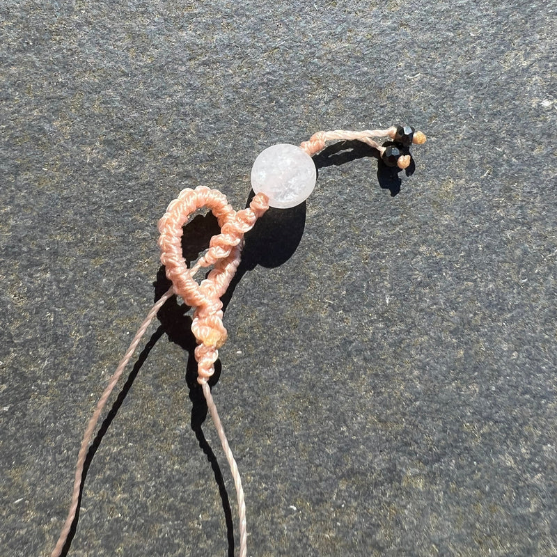 ONE necklace - Rose Quartz Oval