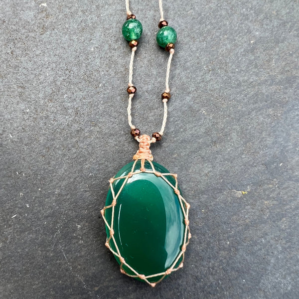 ONE necklace - Green Quartz