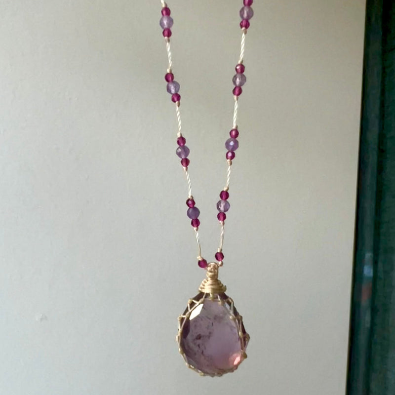 SHINING ONE necklace - Amethyst