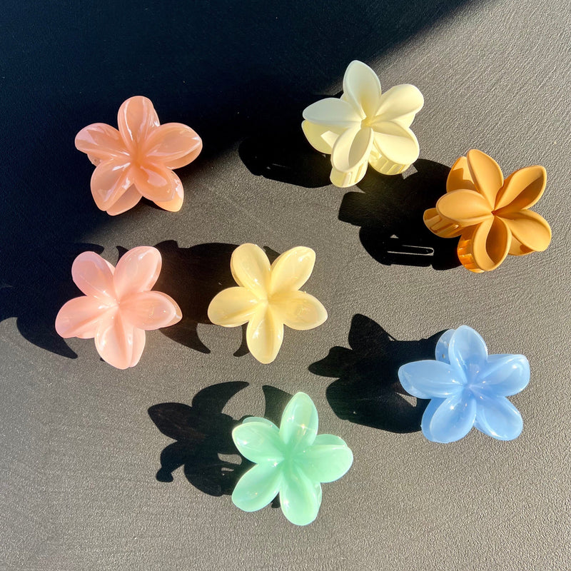 Flower hair clip - Mint