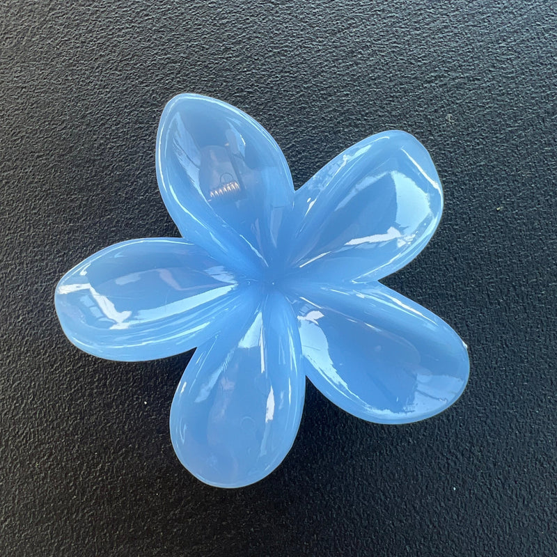 Flower hair clip - Ice