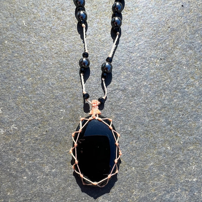 ONE necklace - Onyx