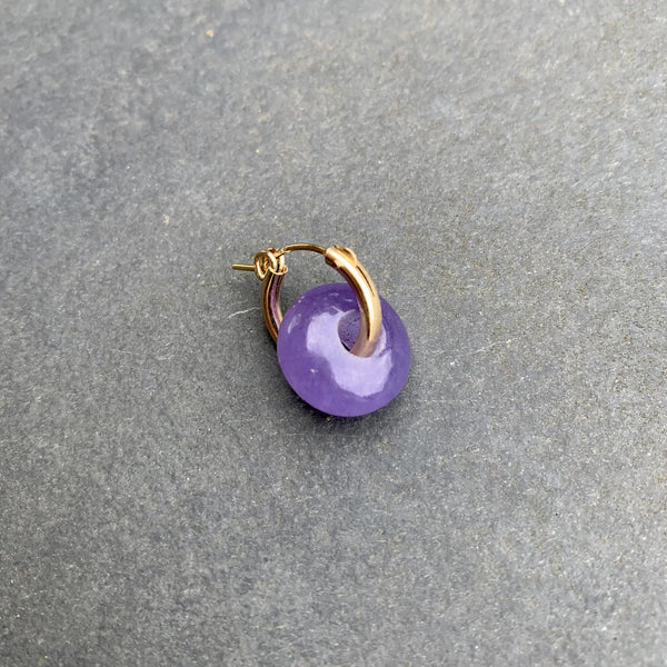 Lavender BEAD earring