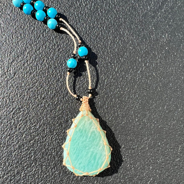 ONE necklace - Amazonite Pear