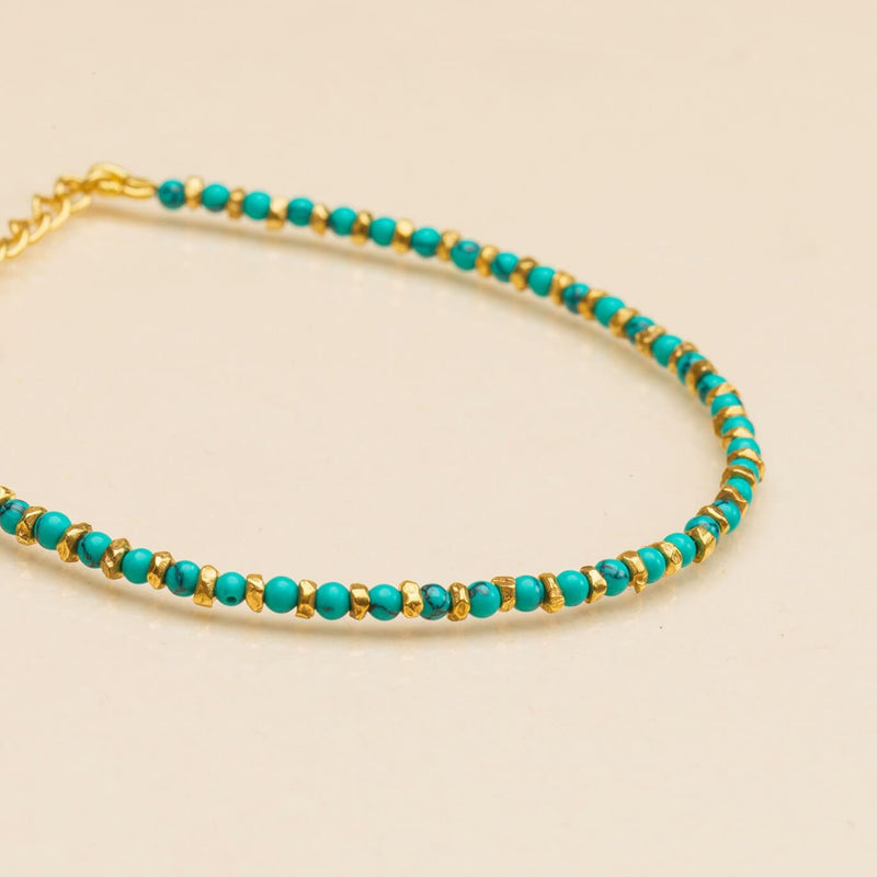 Stone bracelet - Turquoise Lagoon