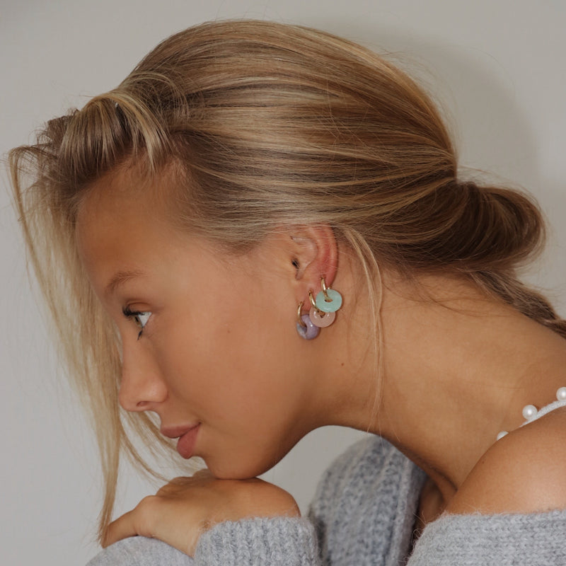 Amazonite BEAD earring